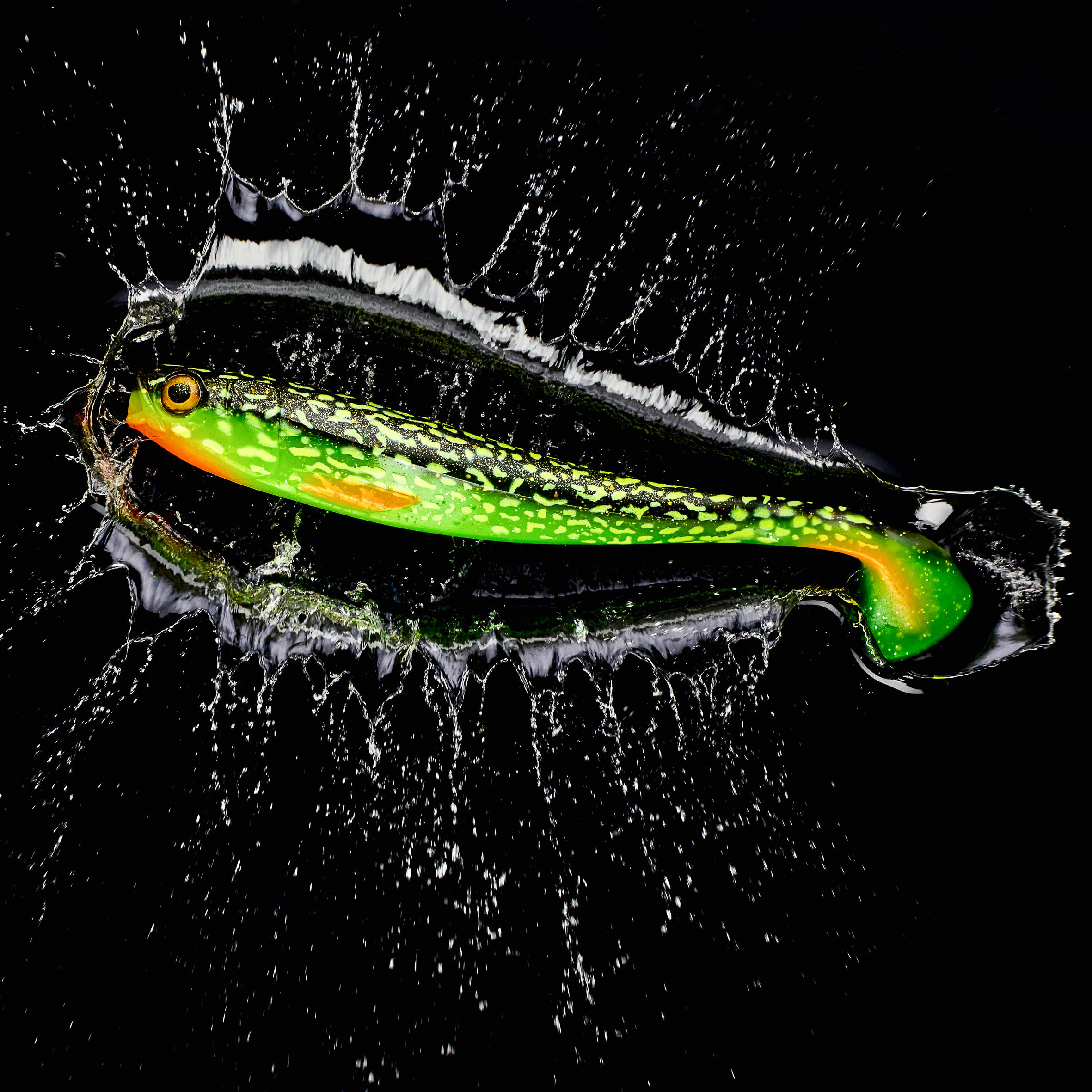 ROGEN SOFT SHAD PIKE LURE 200 FIREPIKE X1 4/4