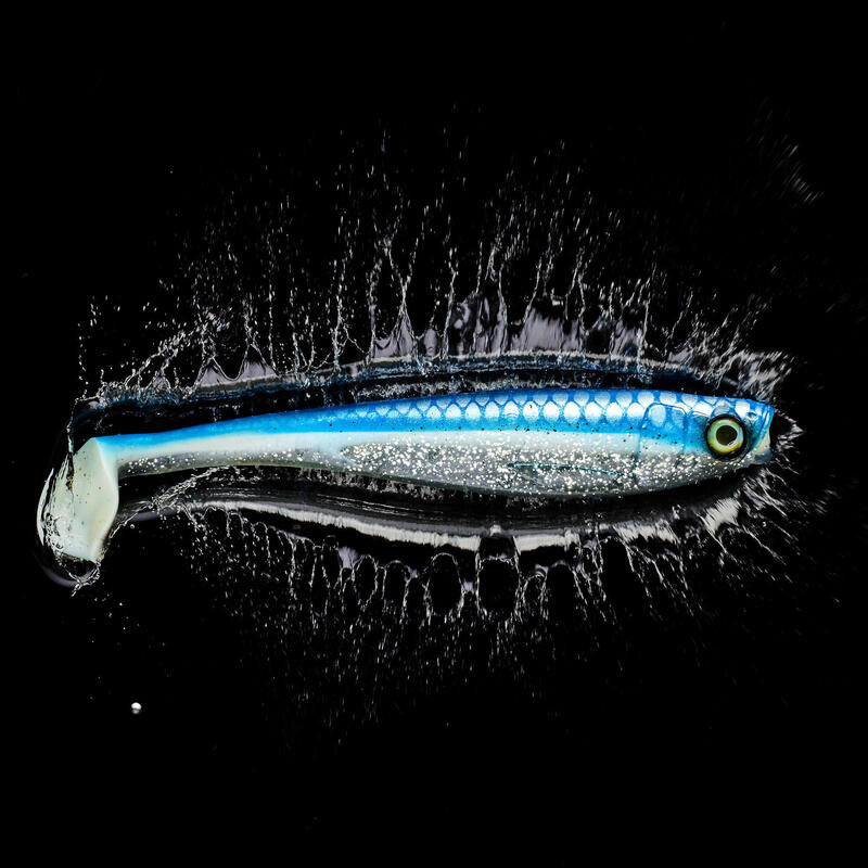 Artificiale morbido pesca luccio ROGEN 200 azzurro X1