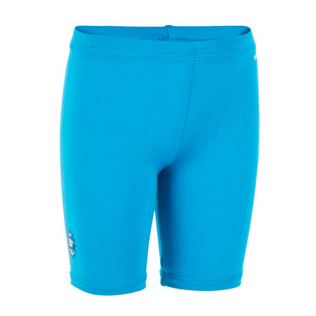 Bas De Maillot Court Anti Uv Bebe Enfant Bleu Decathlon