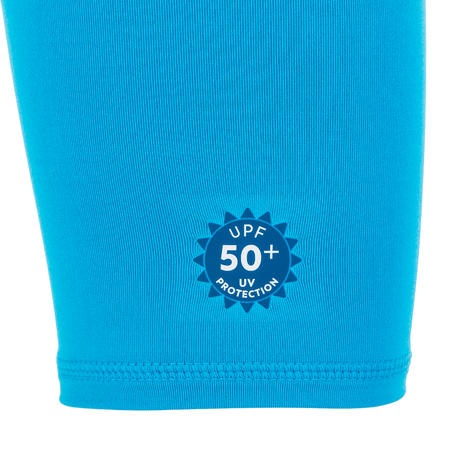 Bas De Maillot Court Anti Uv Bebe Enfant Bleu Decathlon