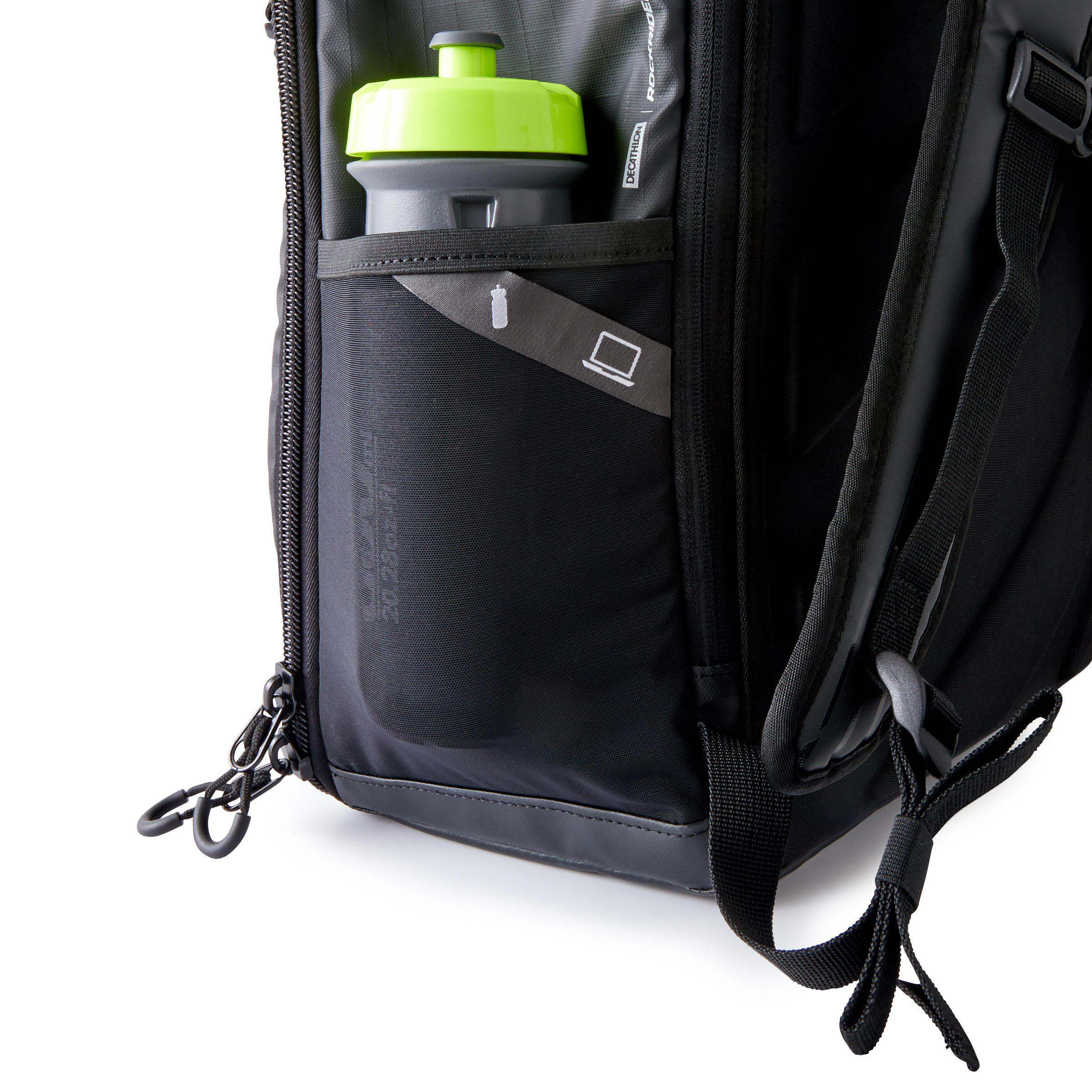 Mochila de Viaje ciclismo 38 L Rockrider Xc Race negro 5/14
