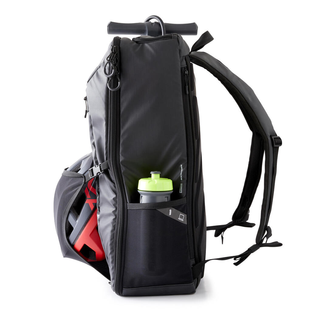 Maleta de transporte para ciclismo Rockrider XC RACE negro