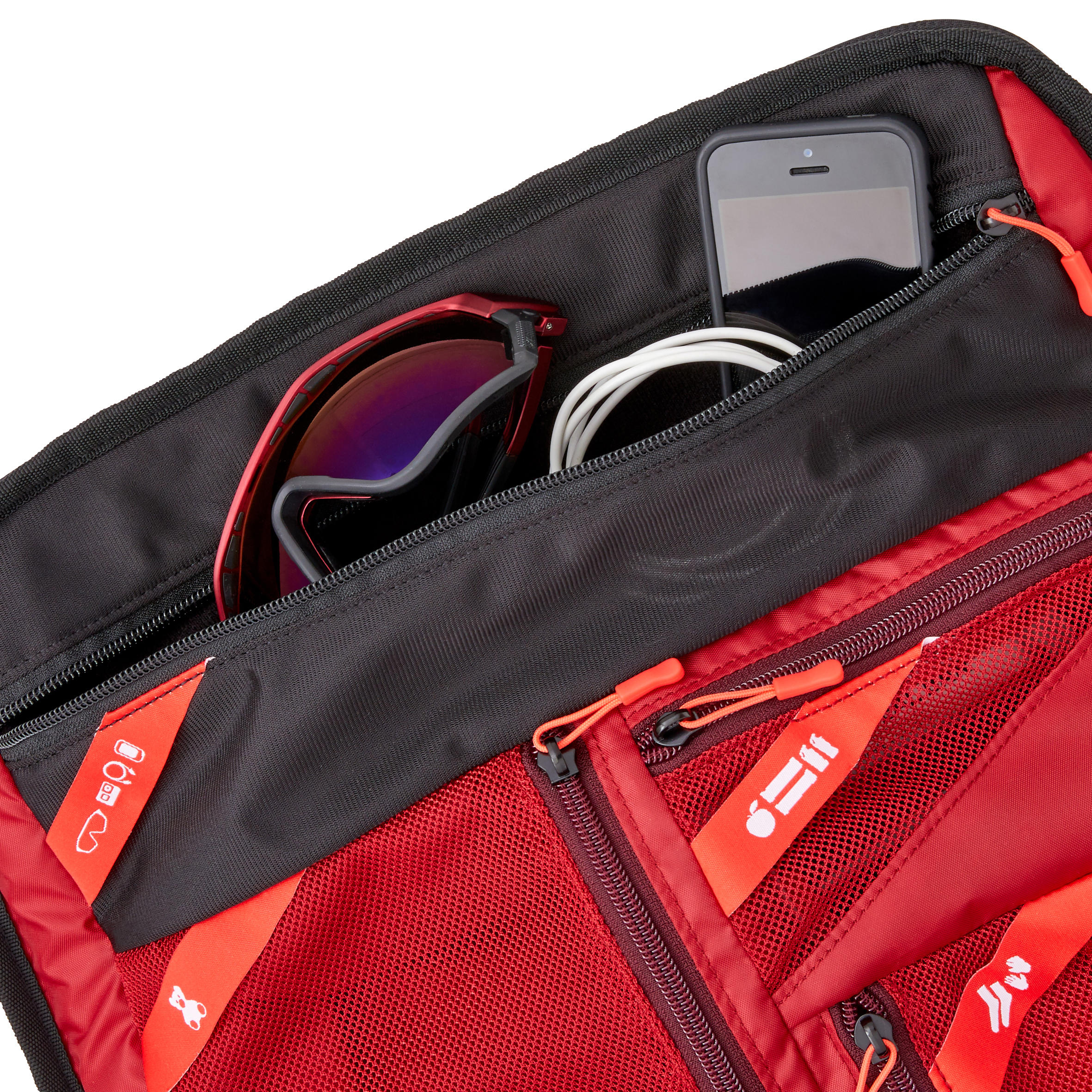 Mochila de Viaje ciclismo 38 L Rockrider Xc Race negro 14/14
