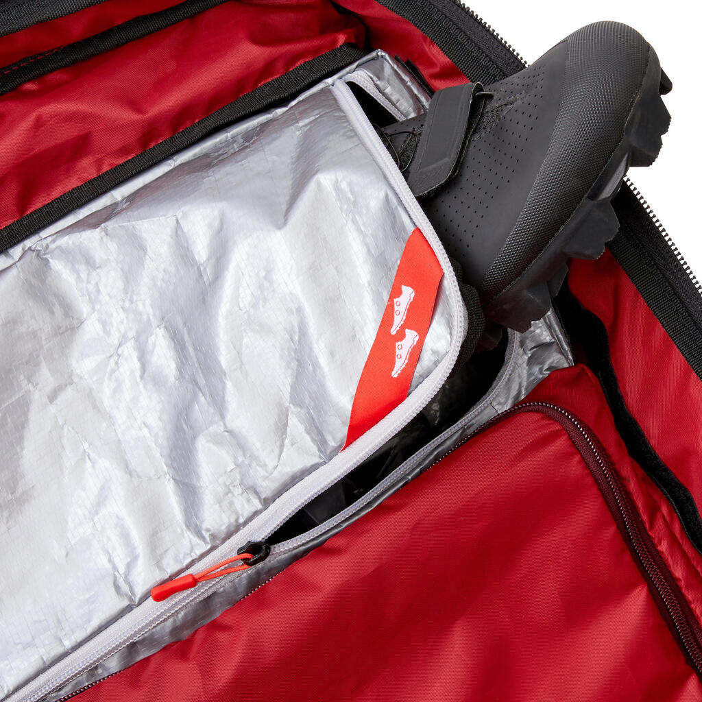 Maleta de transporte para ciclismo Rockrider XC RACE negro