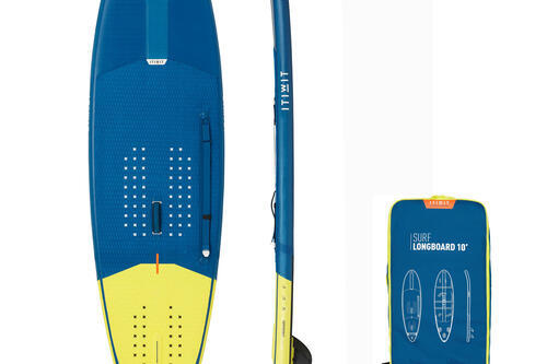 ITIWIT-STAND UP PADDLE HINCHABLE SURF 500 10' LONGBOARD: manual, reparación