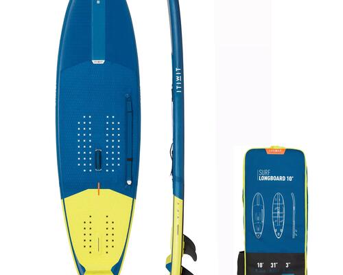 ITIWIT-STAND UP PADDLE HINCHABLE SURF 500 10' LONGBOARD: manual, reparación
