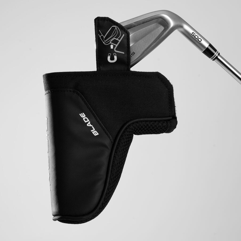 BLADE PUTTER HEAD COVER - INESIS BLACK