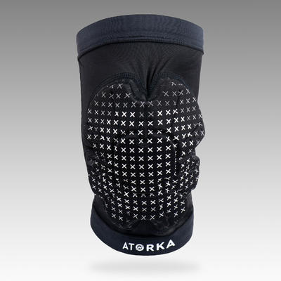 Damen/Herren Handball Knieschoner - H500 schwarz/weiss