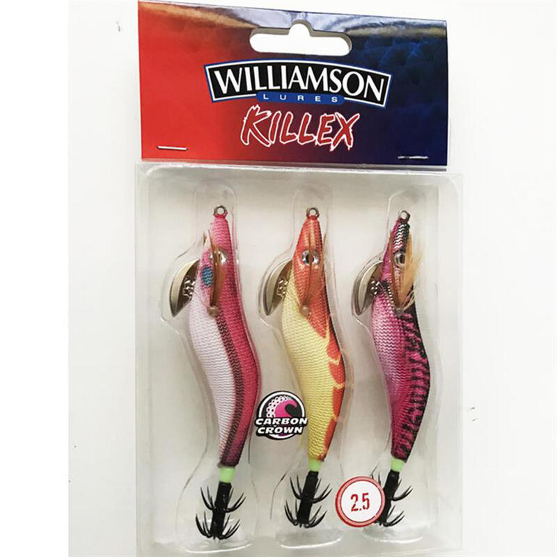 Kit 3 Señuelo Killex Gamba Natural 2.5