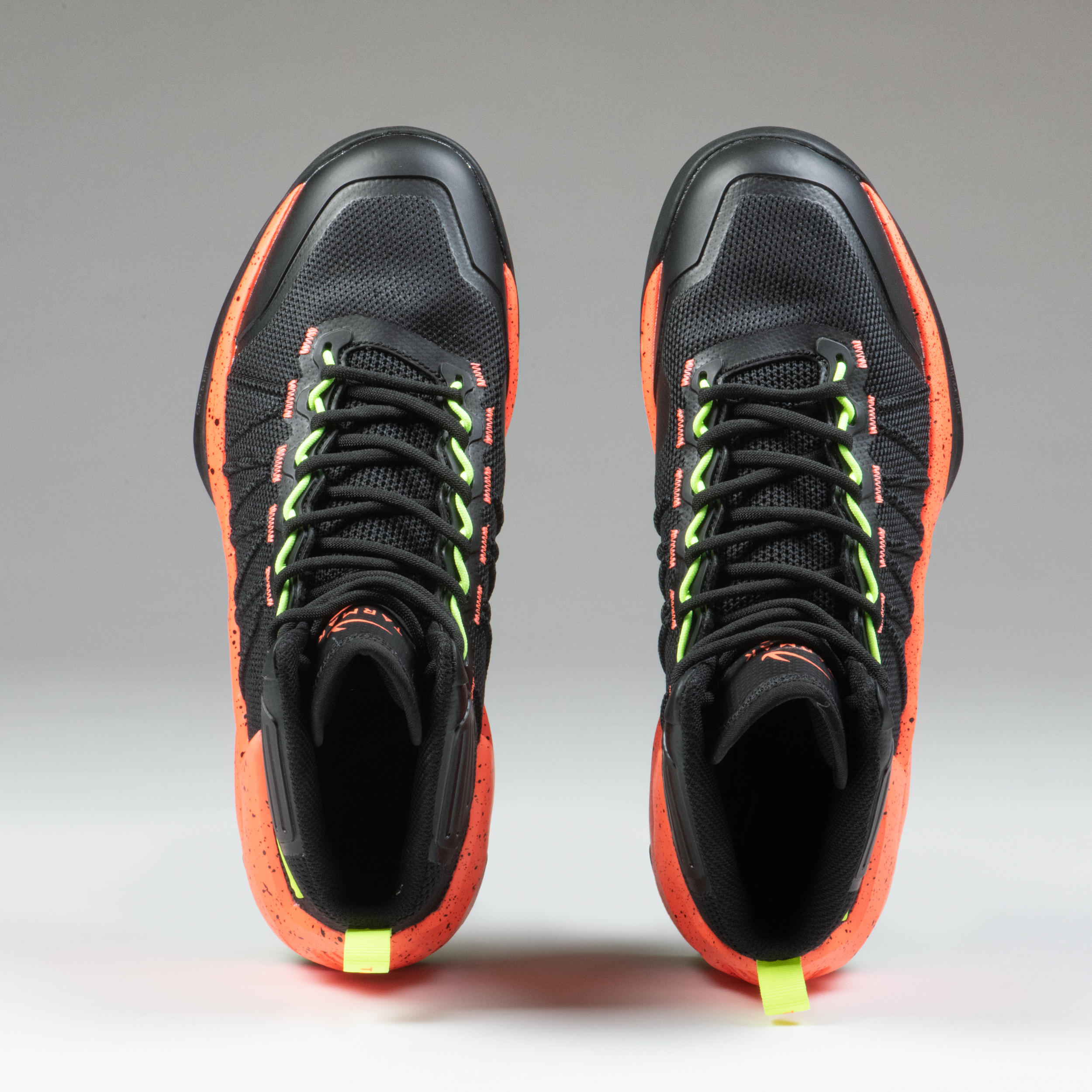 Men's Basketball Shoes Shield 500 - Black/Orange 7/10