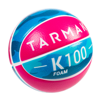 K100 Mousse. Mini ballon de basketball enfant en mousse taille 1 jusqu&#039;a 4 ans.