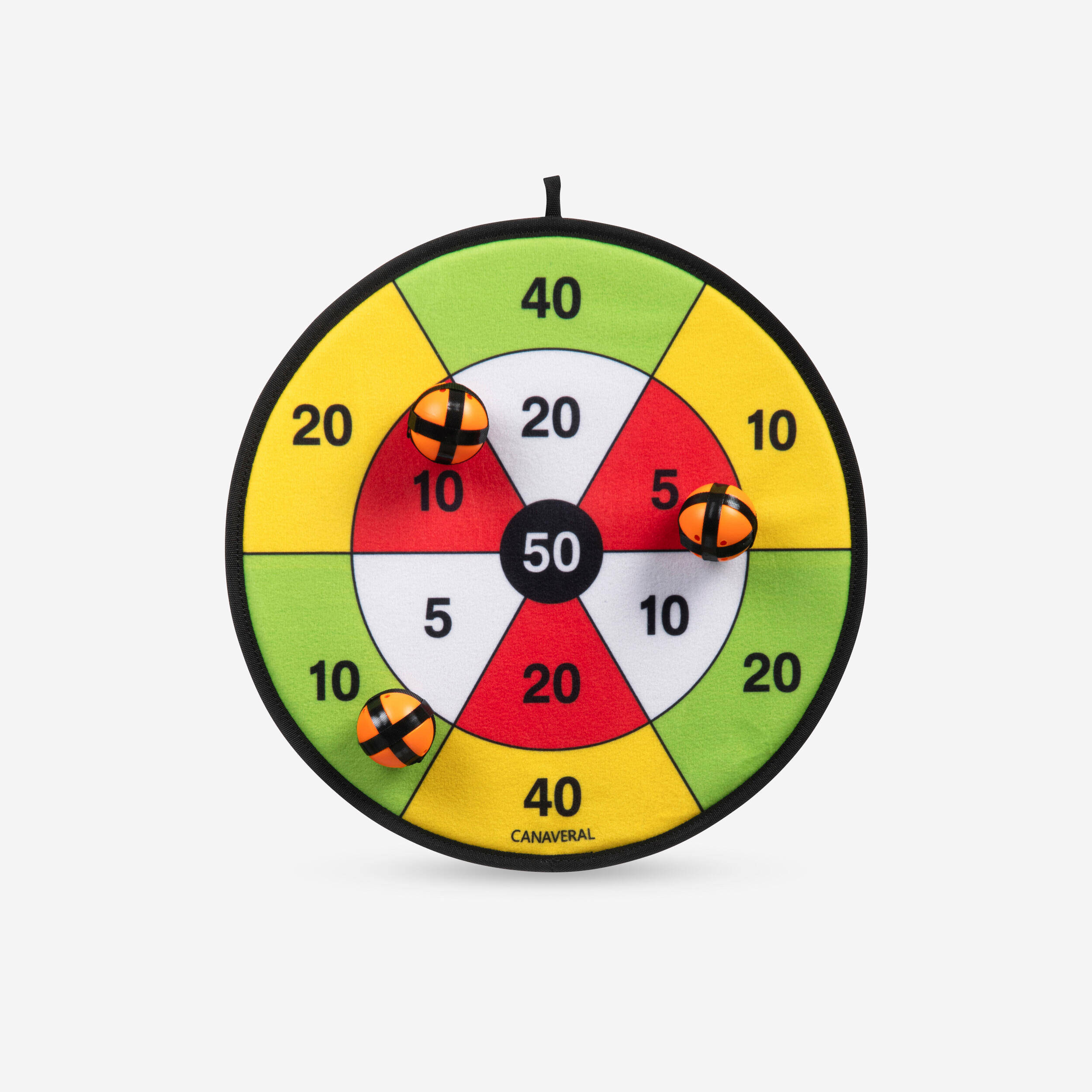 Kids' Dart Board With Rip-Tab Balls -  1