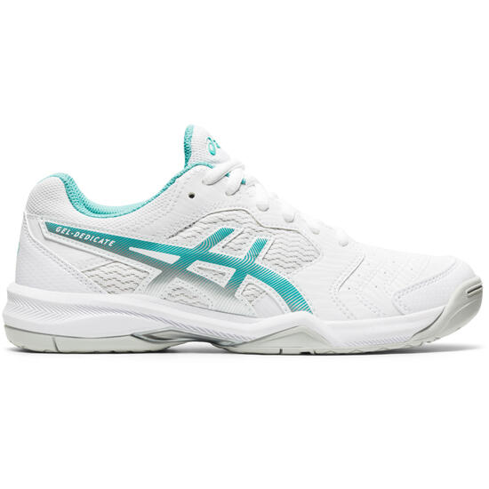 CHAUSSURES FEMME ASICS GEL DEDICATE MOQUETTE BLANCHE