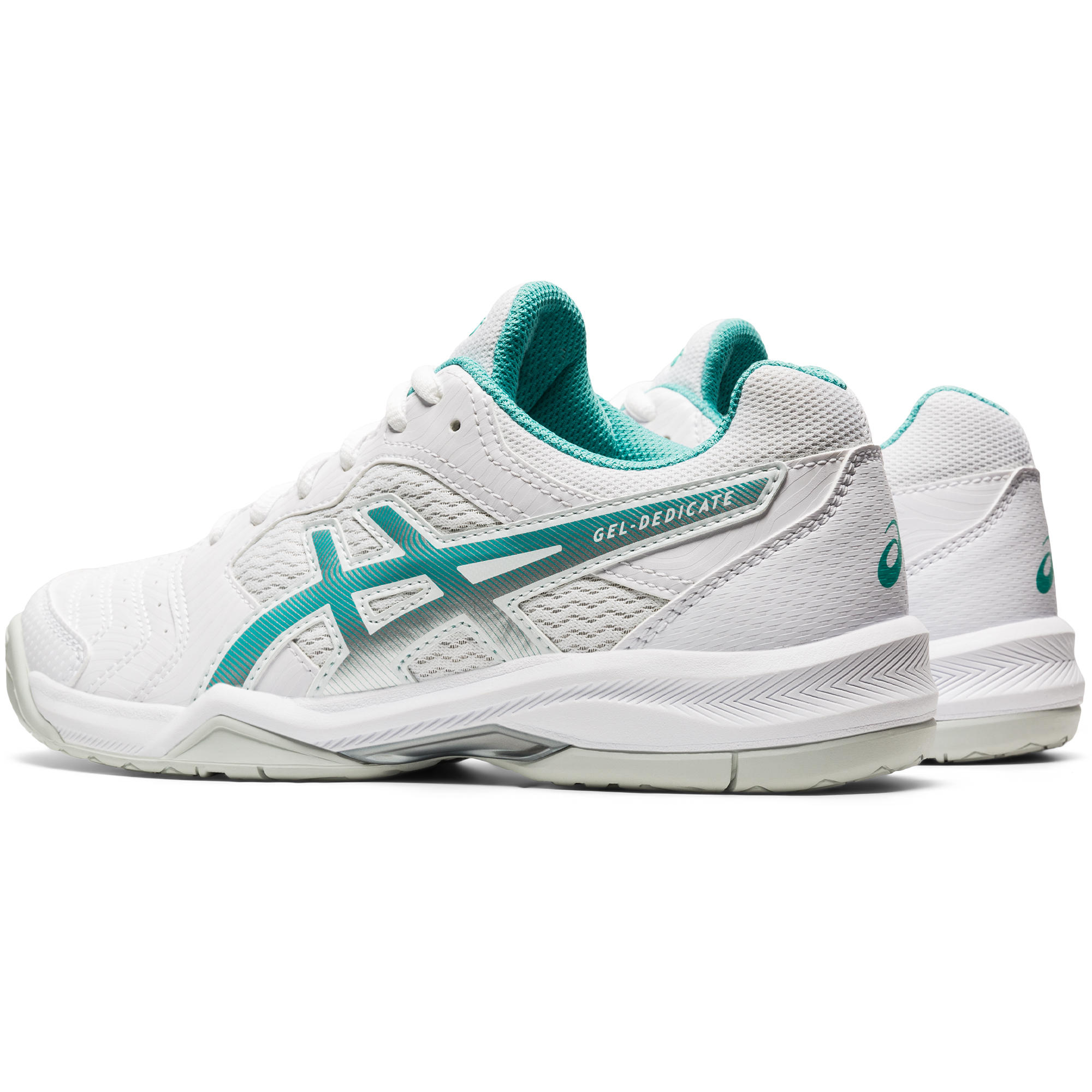 CHAUSSURES FEMME ASICS GEL DEDICATE MOQUETTE BLANCHE 4/7
