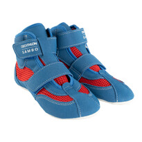 Обувь для самбо (самбовки) для взрослых синяя 100 Sambo
