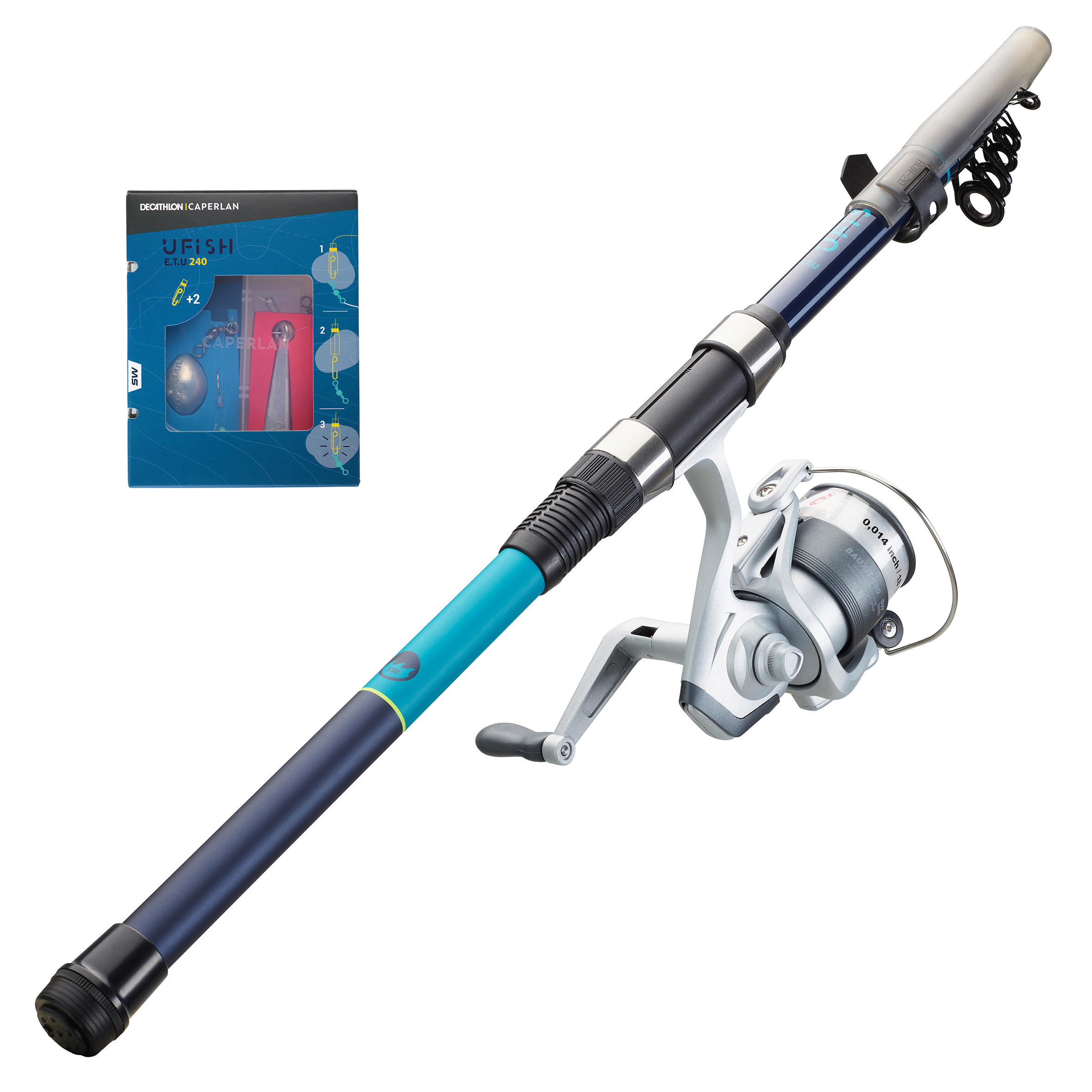 telescopic fishing rod decathlon