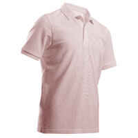 Golf Poloshirt kurzarm MW500 Kinder rosa