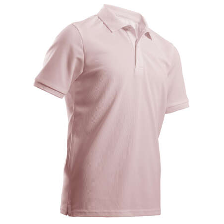 Polo de golf manches courtes enfant MW500 rose