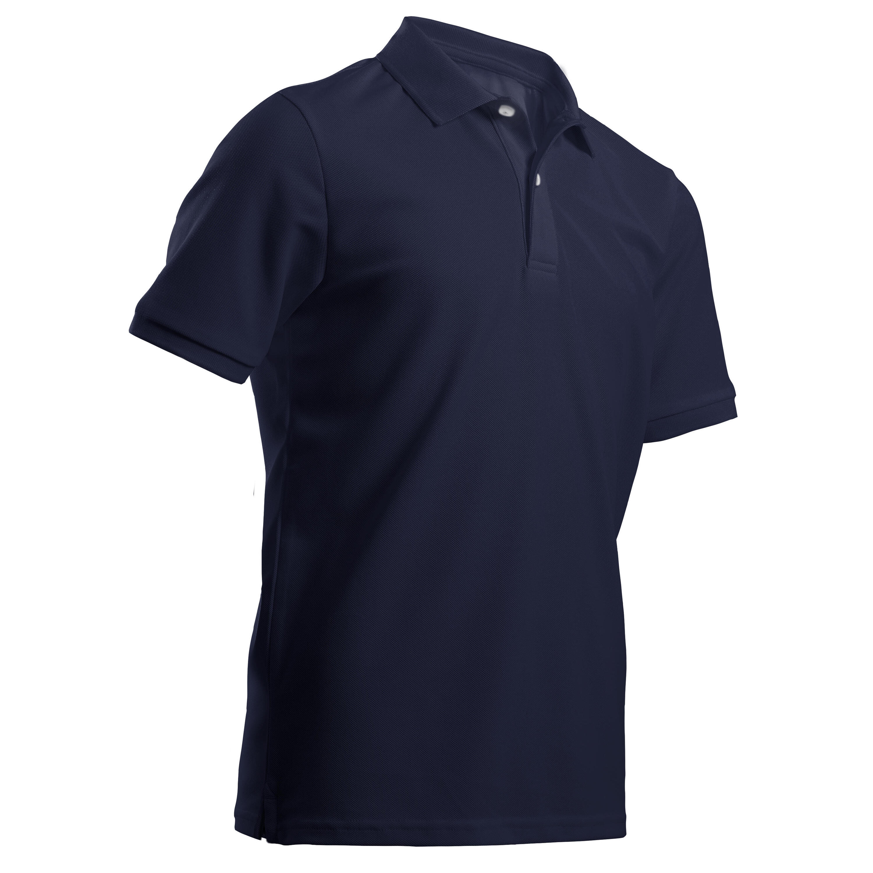 Kids golf short-sleeved polo shirt MW500 navy blue 6/6