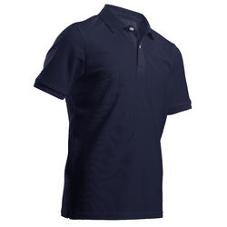 Polo de golf manches courtes enfant MW500 bleu marine