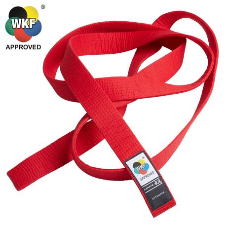 WKF Karate Belt 2.8m - Red | Domyos by Decathlon