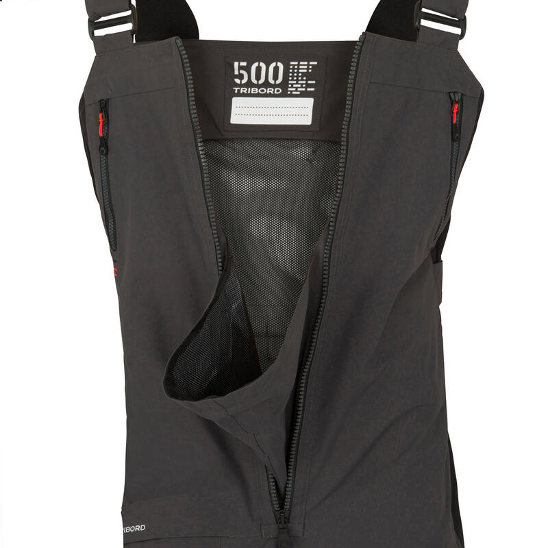 Pánské nepromokavé kalhoty na loď Race 500 šedé