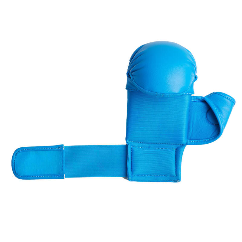 Mezzi guanti karate 900 blu