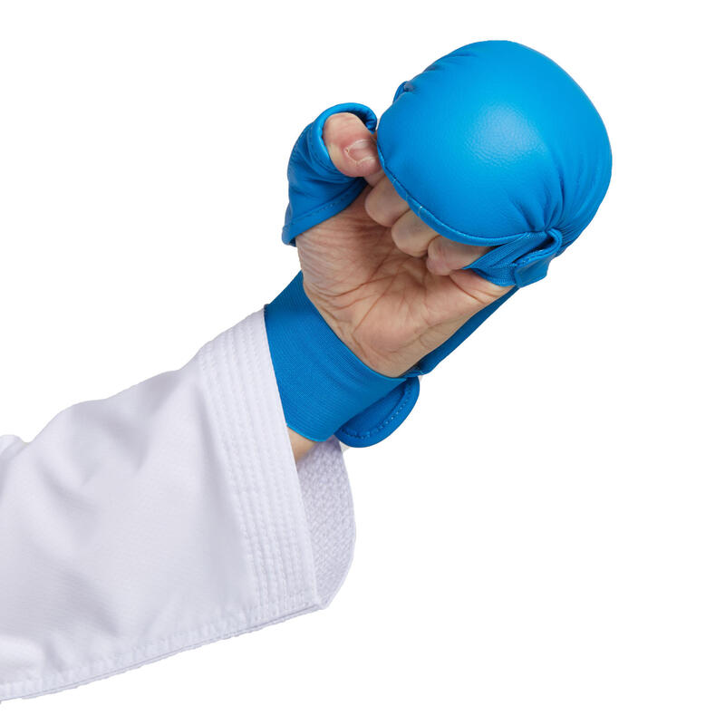 Karate-Handschuhe 900 blau