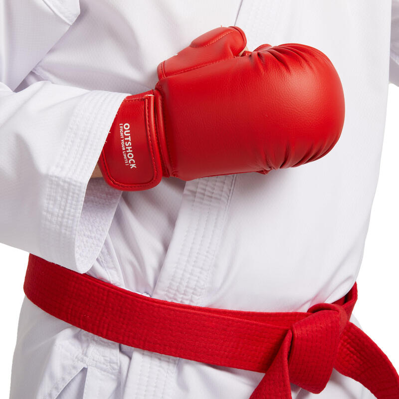 Karatehandschoenen 900 rood