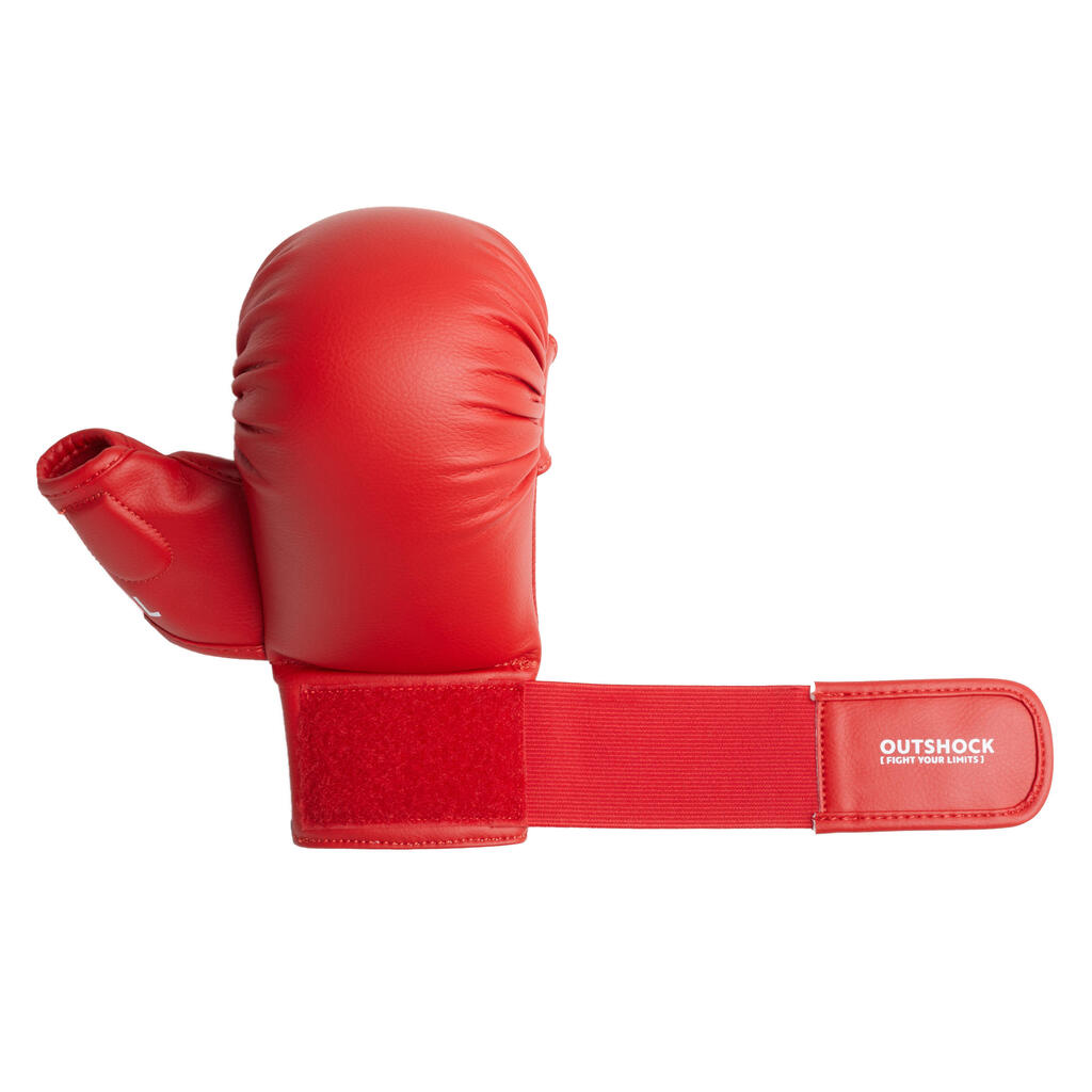 Karate-Handschuhe 900 rot