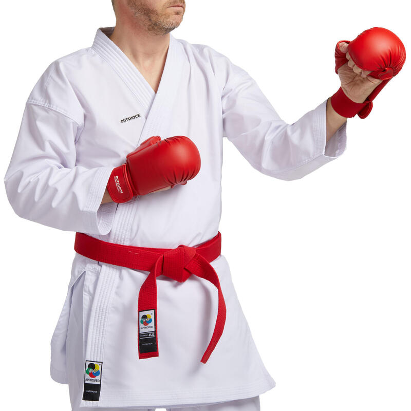 Karatehandschoenen 900 rood