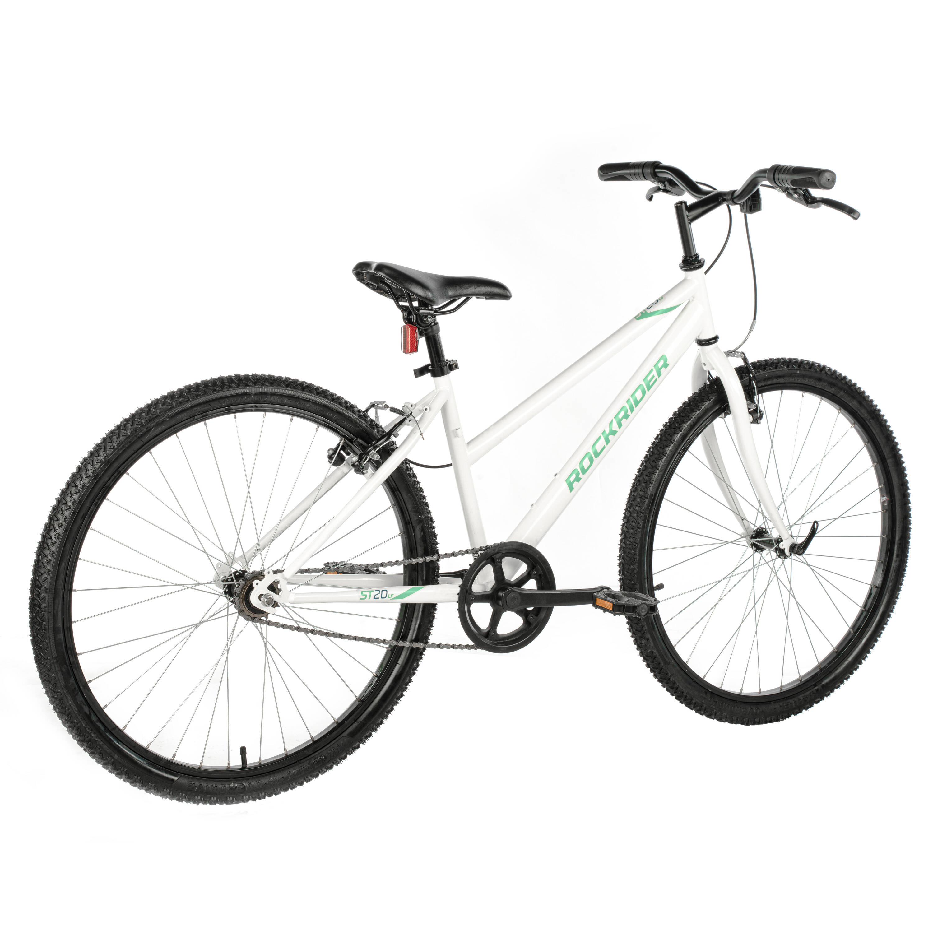 Adult Mountain Bike Rockrider ST20 Low Frame - White -  3