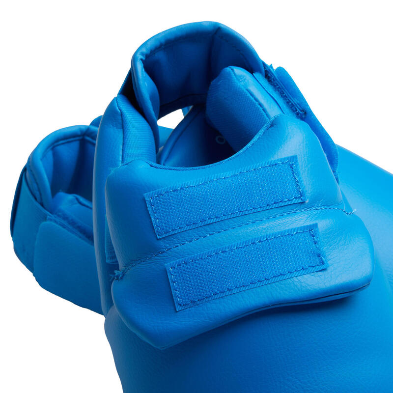 Protecţie tibie și Picior Karate 900 Albastru 