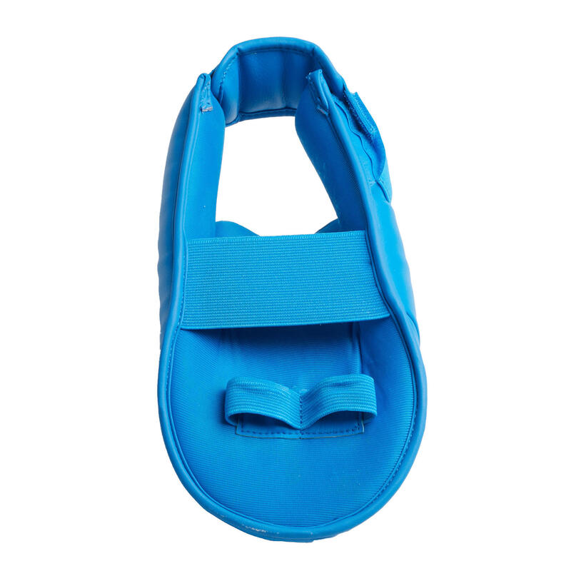 Scheen- en voetbeschermer voor karate 900 blauw