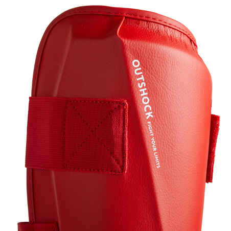 Karate Shin/Foot Guard 900 - Red