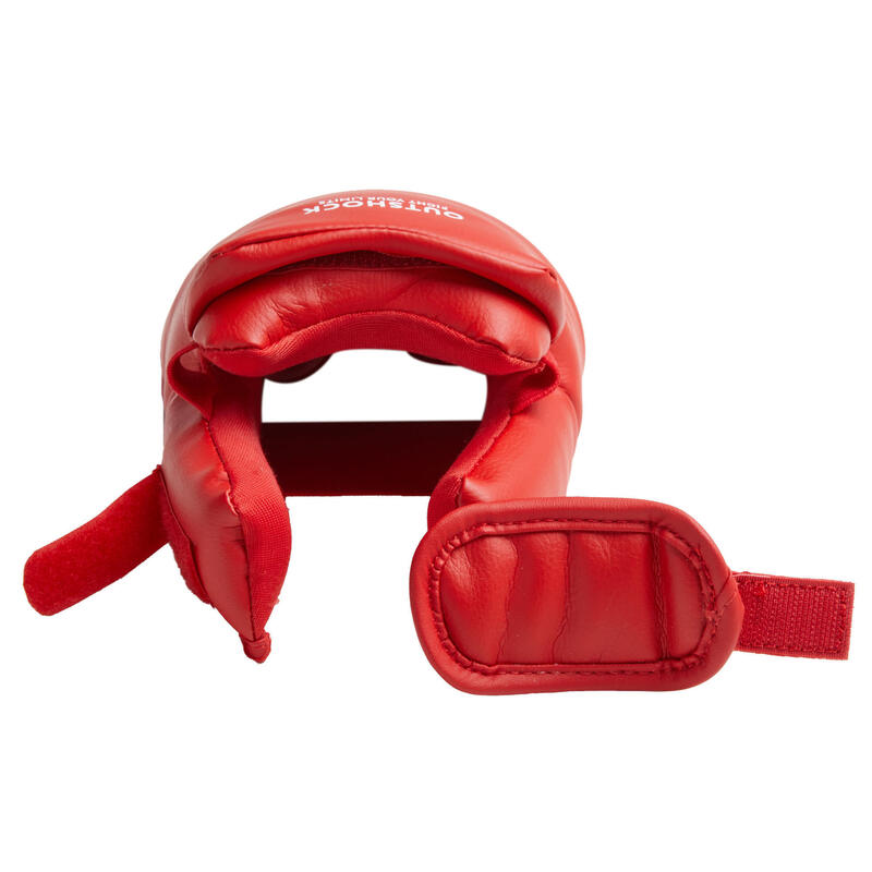 Scheen- en voetbeschermer voor karate 900 rood