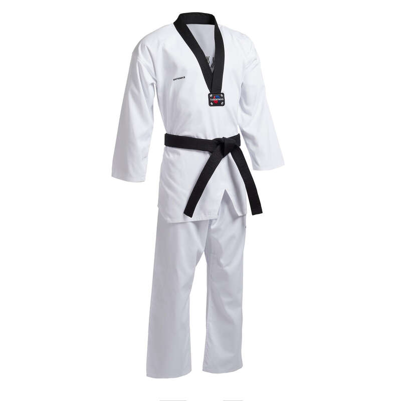 OUTSHOCK Adult Taekwondo Dobok/Gi 900 - Black Collar ...