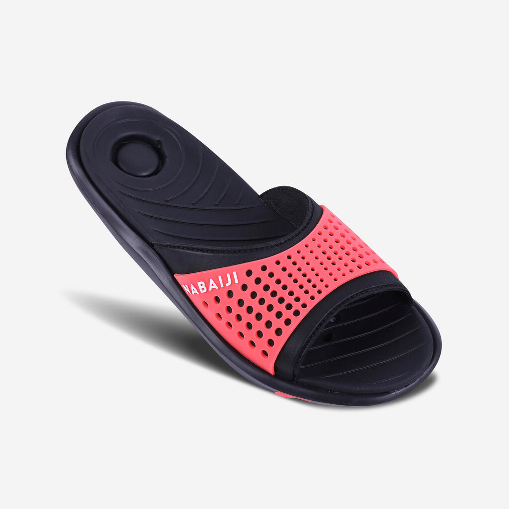 Women's Pool Sandals SLAP900 Black Coral
