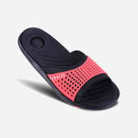Women's Pool Sandals SLAP900 Black Coral