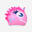 Gorro natación Niños silicona unicornio rosa