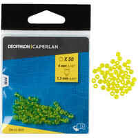 Fishing Surfcasting Beads 4 mm Yellow