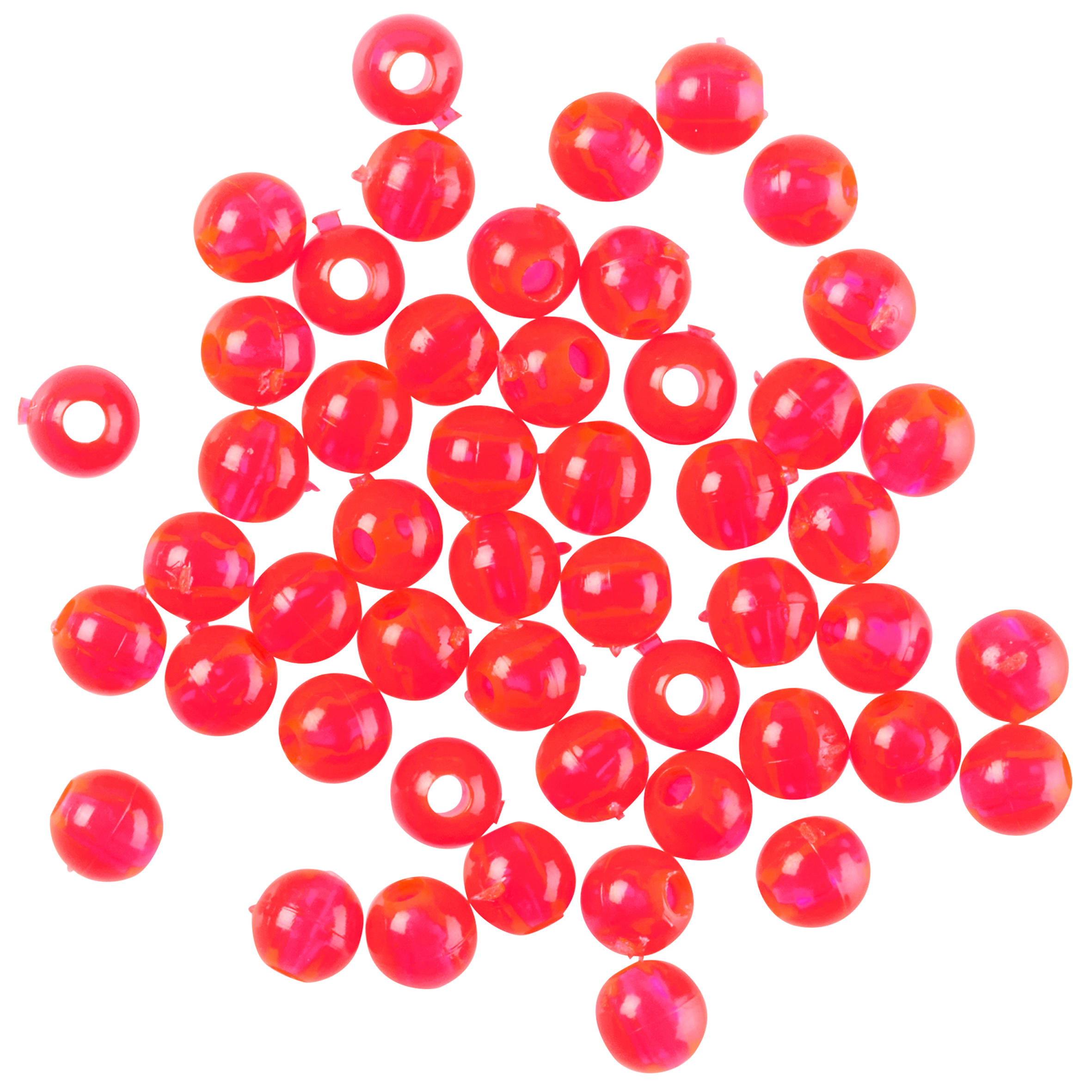 Fishing Surfcasting Beads 4 mm Red 3/3
