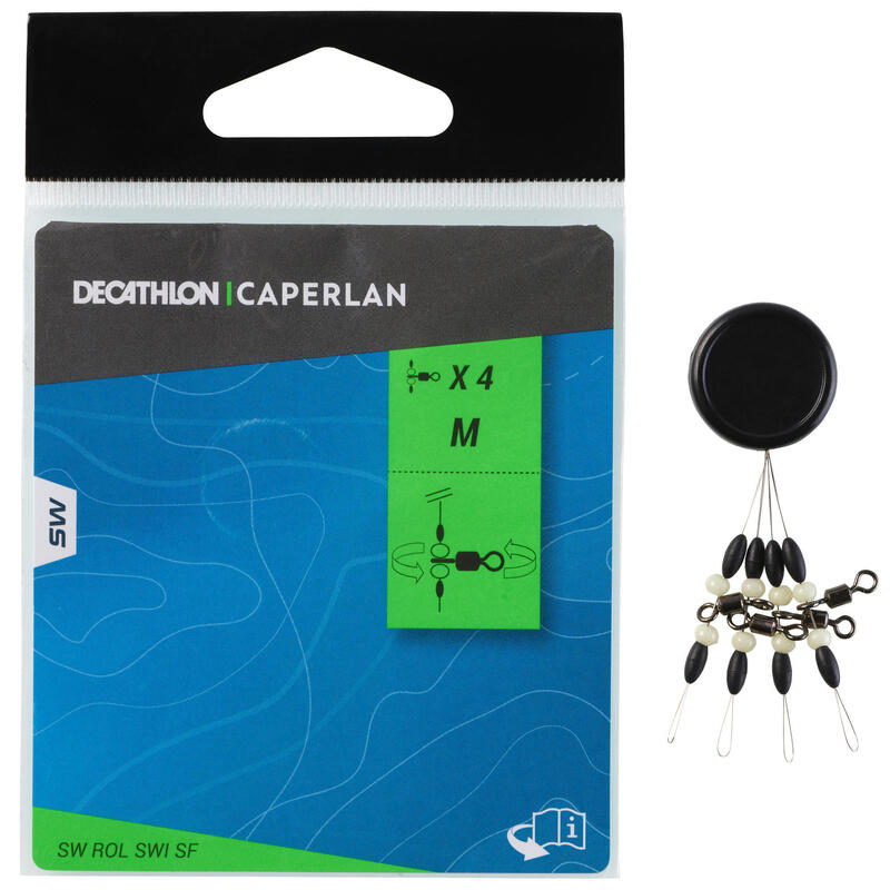 Surfcasting Balıkçılık Fırdöndü - Fosforlu - Pater Roller Swivel