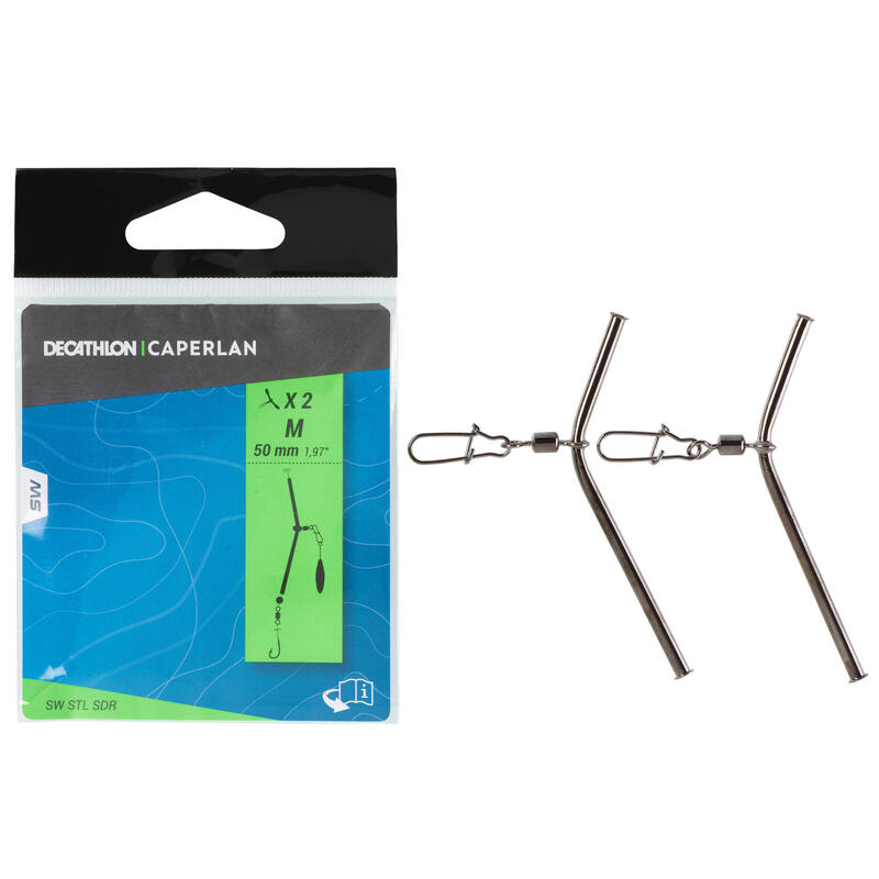 Łącznik antysplątaniowy stalowy surfcastingowy M