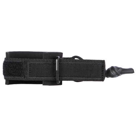 100 BODYBOARD wrist leash for beginners - Black