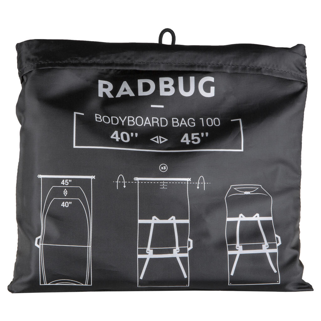 Housse de bodyboard 100 daily réglable