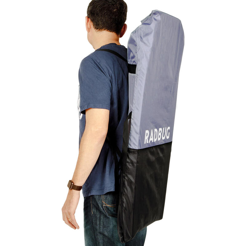 Compacte boardbag voor vervoer van bodyboard 100 regelbaar