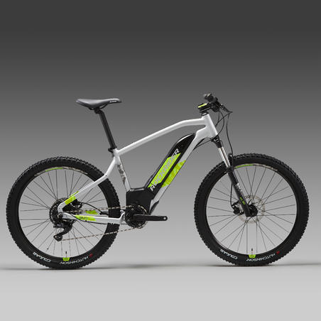 ЭЛЕКТРИЧЕСКИЙ ГОРНЫЙ ВЕЛОСИПЕД E-ST 520 27,5" СЕРО-ЖЕЛТЫЙ