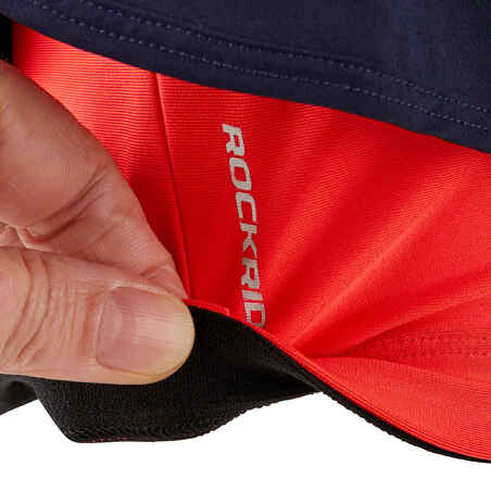 Pantalón culotte MTB mujer sin tirantes Rockrider ST 100 azul rosa