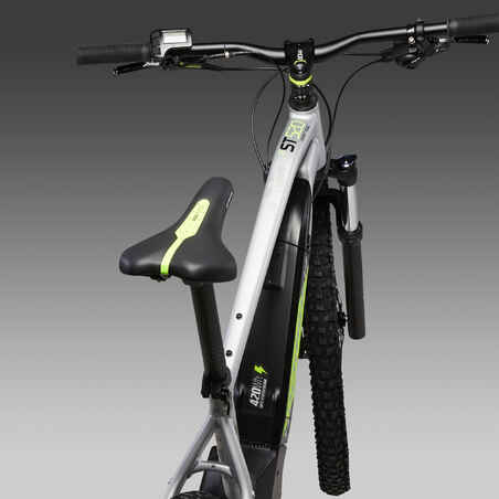 Mountainbike E-ST 520 27,5 Zoll grau/gelb